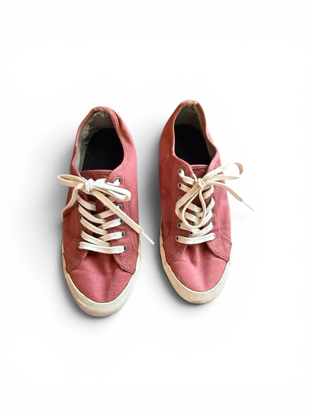 SeaVees Women's Casual Lace Up Sneakers in Dusty Rose Color